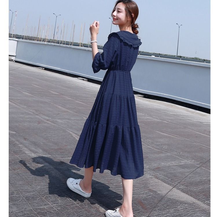 French Vintage Floral Midi Dress - แฟชั่น Midi Elegant 2021พัฟแขนฤดูร้อน Plus ขนาด