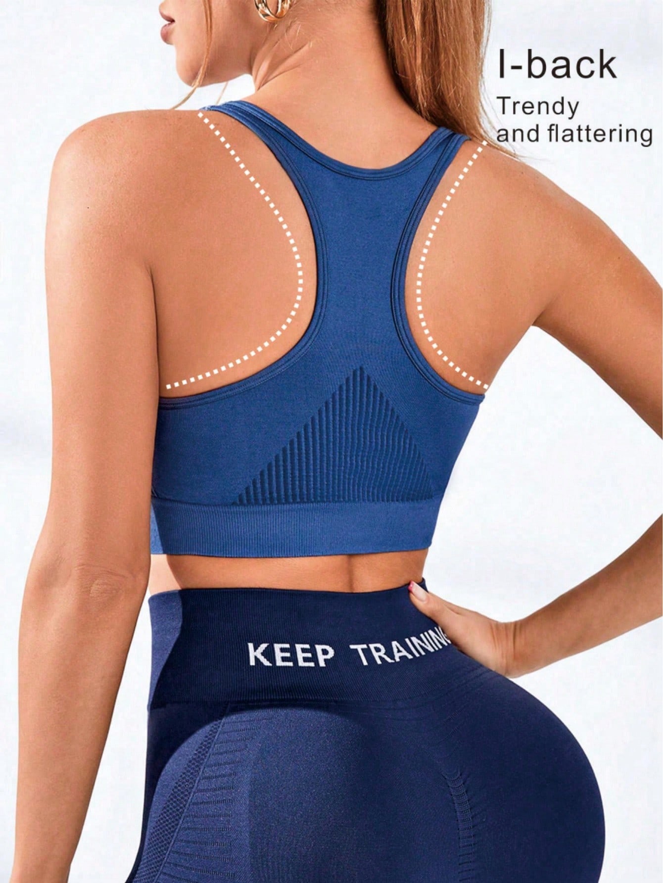 เสื้อชั้นในกีฬาแบบ Racerback ส - Seamless Ribbed Workout Tank Top บทวิจารณ์และราคา