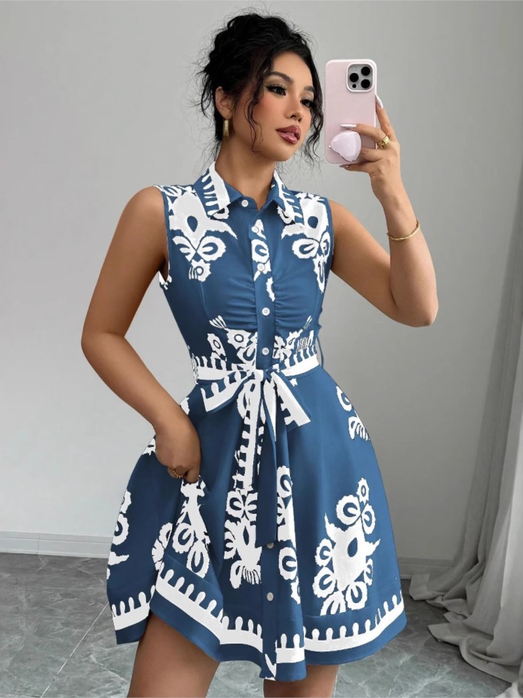 ฤดูร้อนใหม่แฟชั่นชุดลําลองสําห - French Vintage Floral Midi Dress บทวิจารณ์และราคา
