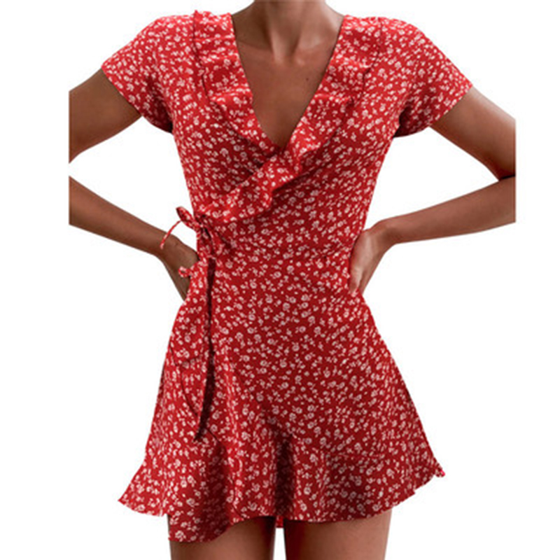 ชุดเดรสทรงเอไลน์สำหรับผู้หญิงส - French Vintage Floral Midi Dress บทวิจารณ์และราคา