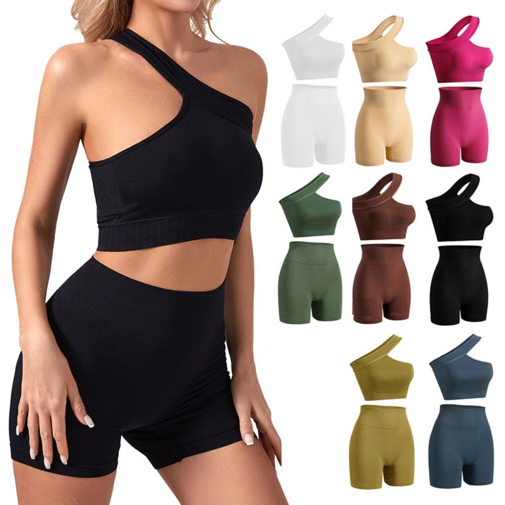 ชุดออกกำลังกายผู้หญิงแบบไร้รอย - Seamless Ribbed Workout Tank Top บทวิจารณ์และราคา