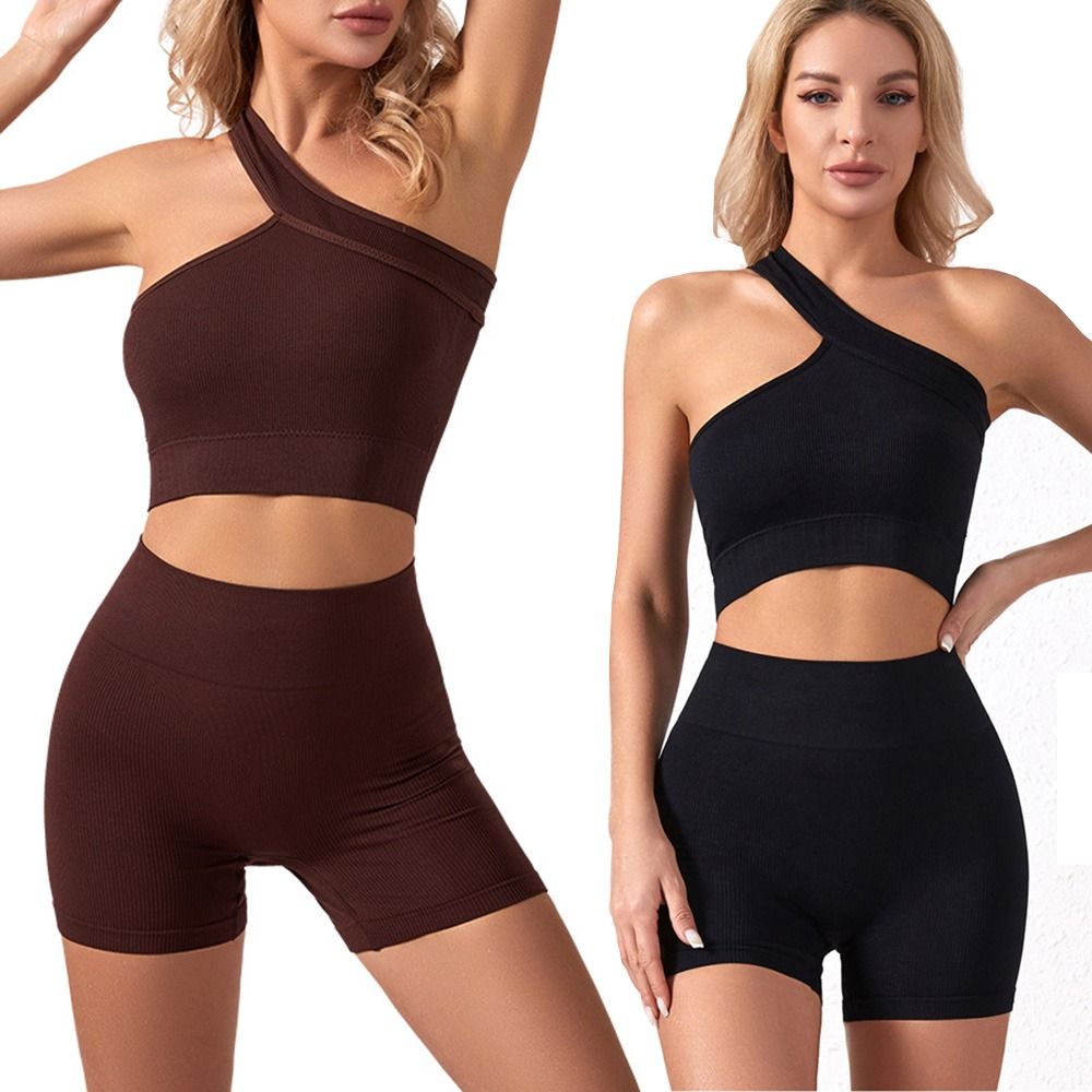 ชุดออกกำลังกายผู้หญิงแบบไร้รอย - Seamless Ribbed Workout Tank Top บทวิจารณ์และราคา