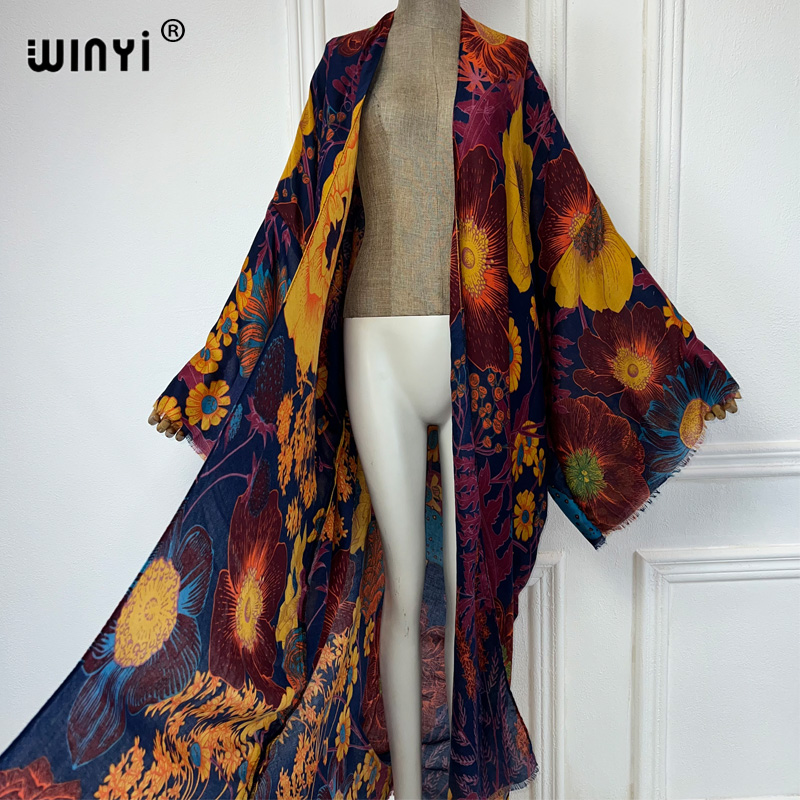 WINYI Africa แฟชั่นฤดูร้อน ชุด - Boho Summer Beach Maxi Dress บทวิจารณ์และราคา