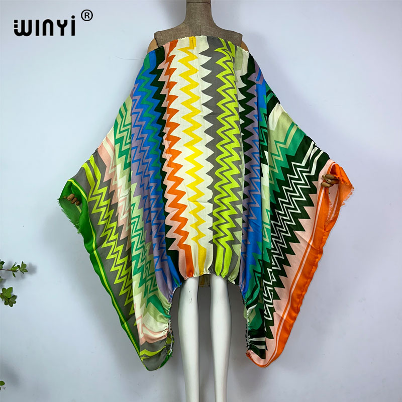 WINYI ชุดเดรสยาวเซ็กซี่สำหรับผ - Boho Summer Beach Maxi Dress บทวิจารณ์และราคา