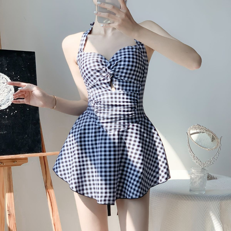 ชุดว่ายน้ำวันพีซแบบใหม่สำหรับผ - Skirts บทวิจารณ์และราคา