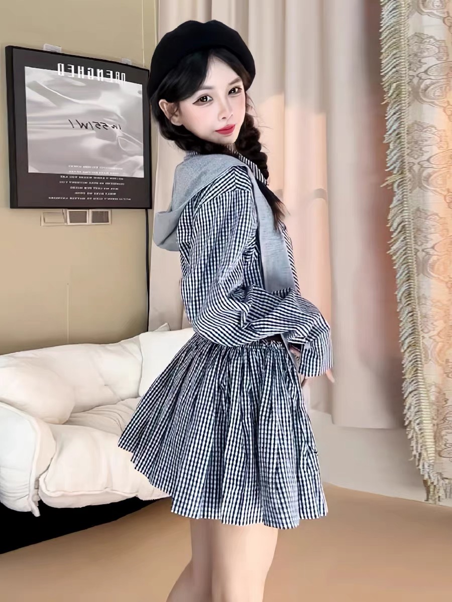 เดรสเชิ้ตสไตล์เกาหลีสำหรับต้นฤ - Korean Style A Line Shirt Dress บทวิจารณ์และราคา