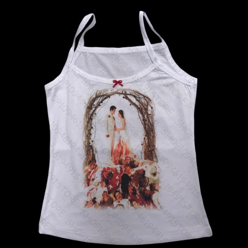 เสื้อครอปสไตล์อนิเมะลายกราฟิกแ - Y2K Graphic Baby Tee Crop บทวิจารณ์และราคา