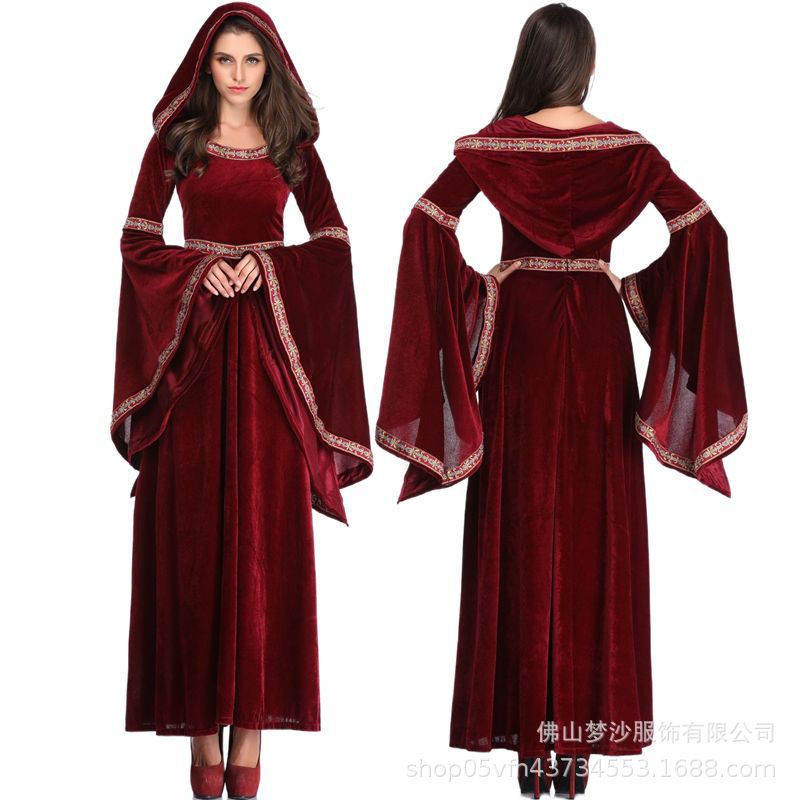 ชุดเดรสยาวสไตล์ยุคกลางและยุคฟื - Dresses บทวิจารณ์และราคา