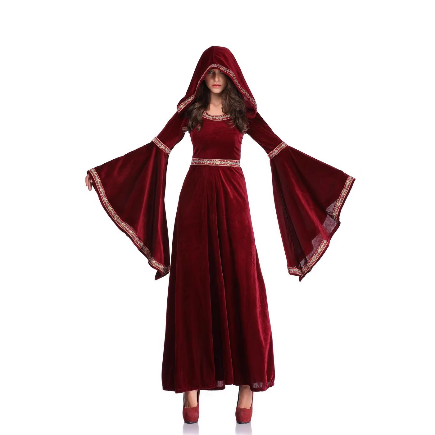 ชุดเดรสยาวสไตล์ยุคกลางและยุคฟื - Dresses บทวิจารณ์และราคา