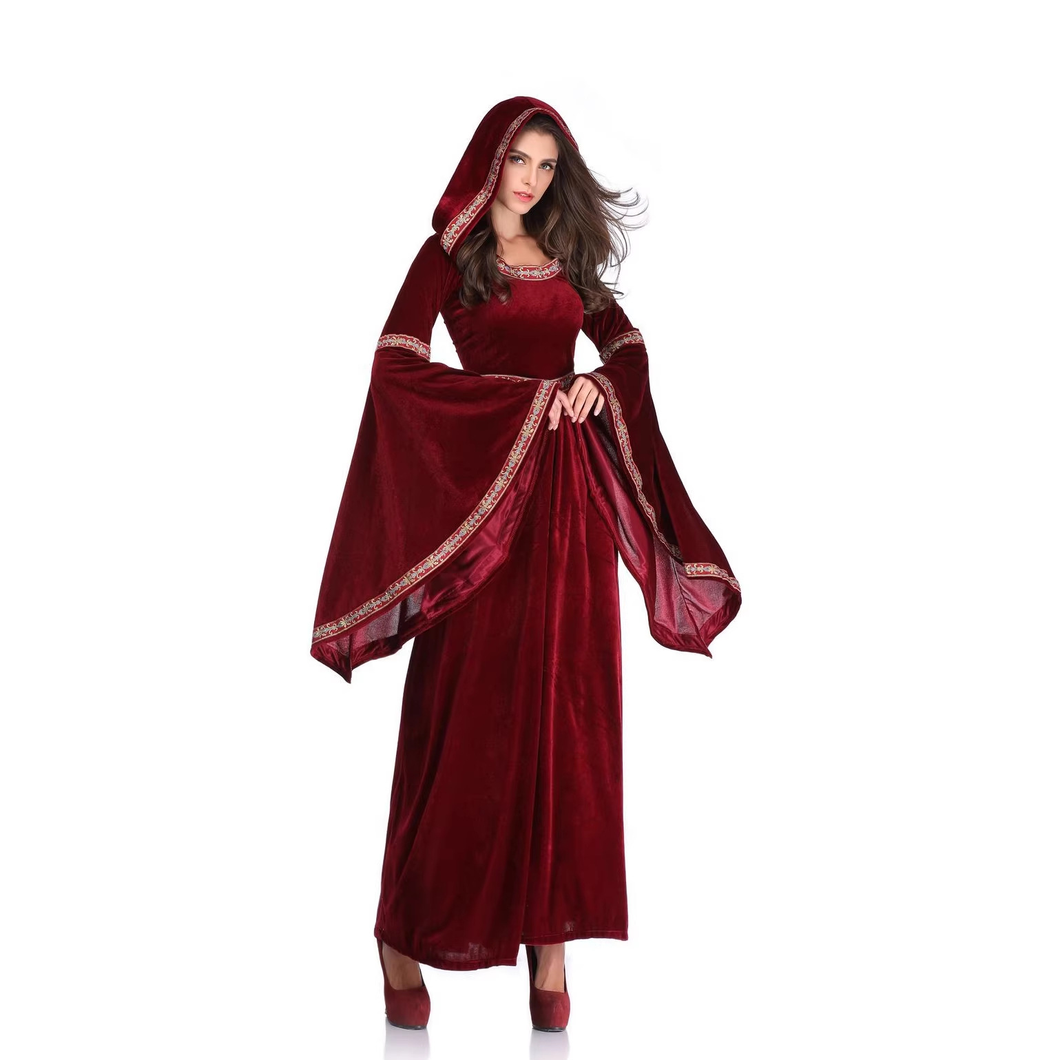 ชุดเดรสยาวสไตล์ยุคกลางและยุคฟื - Dresses บทวิจารณ์และราคา