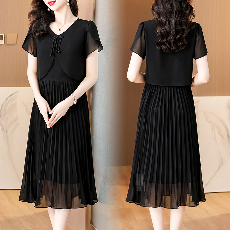 2025 ฤดูร้อนชีฟองสบายๆMidiชุดจ - French Vintage Floral Midi Dress บทวิจารณ์และราคา
