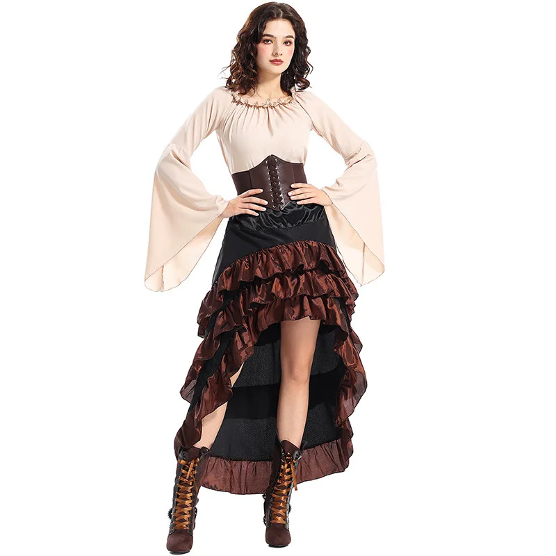 ชุดเดรสยาวสไตล์วรรณกรรมฮาโลวีน - Dresses บทวิจารณ์และราคา